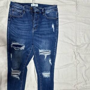 BKE denim size 31 high rise ankle skinny